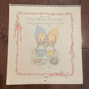 Joy For All Seasons A 1978 Hallmark Engagement Calendar